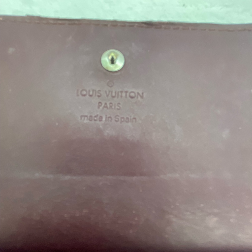 Louis Vuitton Maroon Monogram Wallet - Picture 3 of 14
